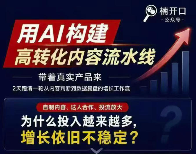 小红书AI内容生产2026年线下课完整现场还原版,用AI构建高转化内容流水线-橙心云网创