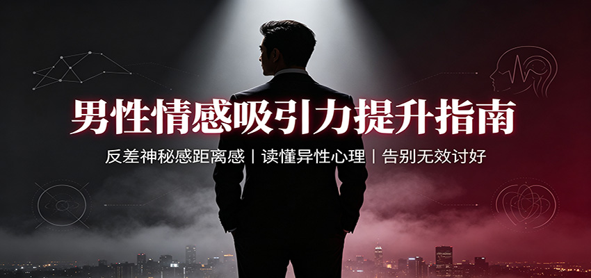 男性情感吸引力提升指南:反差神秘感距离感,读懂异性心理,告别无效讨好-橙心云网创