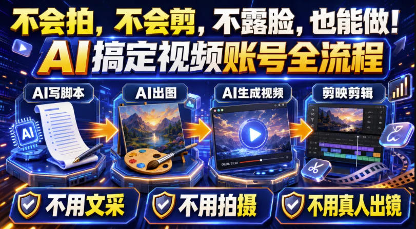 AI短视频起号实战项目,用AI做视频起号,45天涨粉12W,一条广告8.5k,广告接到手软,引流、变现两不误!-橙心云网创