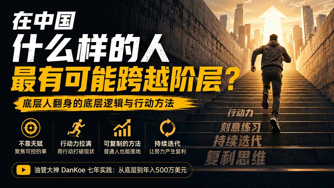 付费文章:在中国什么样的人最有可能跨越阶层?底层人翻身的方法!-橙心云网创