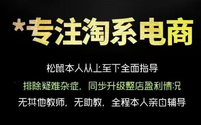 松鼠会电商VIP课程，从基础布局到高阶优化，助你掌握淘宝运营逻辑，提升店铺流量与转化(更新0901)-橙心云网创