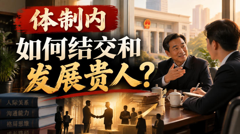某公众号付费文章:体制内,如何结交和发展贵人?-橙心云网创