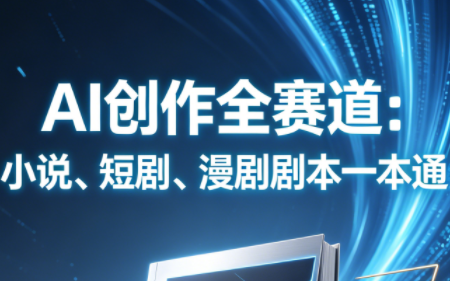 AI创作全赛道：小说、短剧、漫剧剧本一本通(更新)-橙心云网创