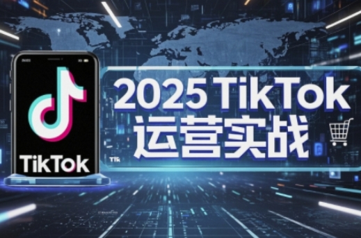 2025TikTok电商运营，掌握TikTok店铺运营核心技巧，实现低成本高转化-橙心云网创