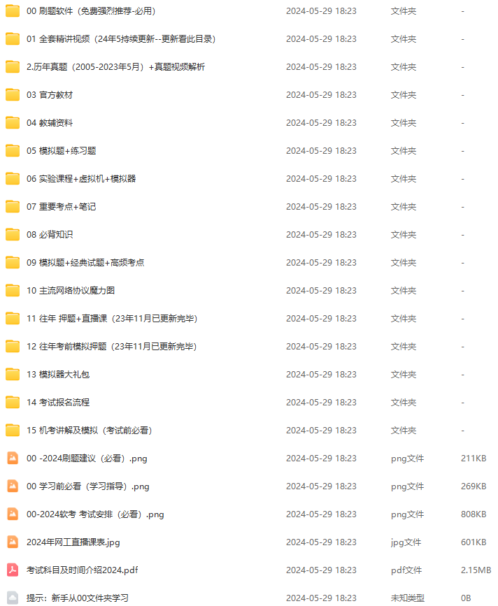 2024年网络工程师（中级）