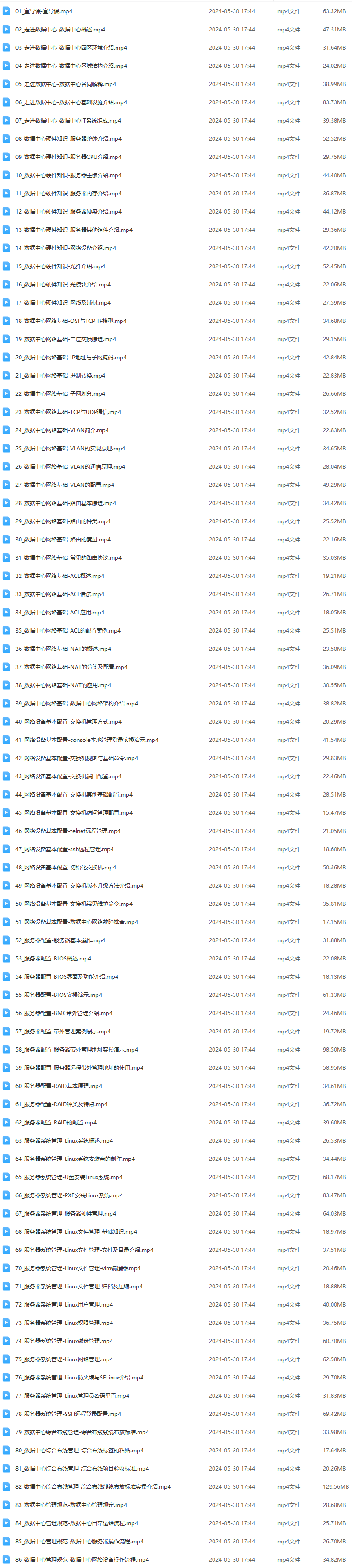 数据中心（IDC）IT运维工程师课程_尚诚云IT课堂