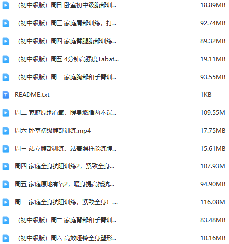 1平米在家练出维密身材